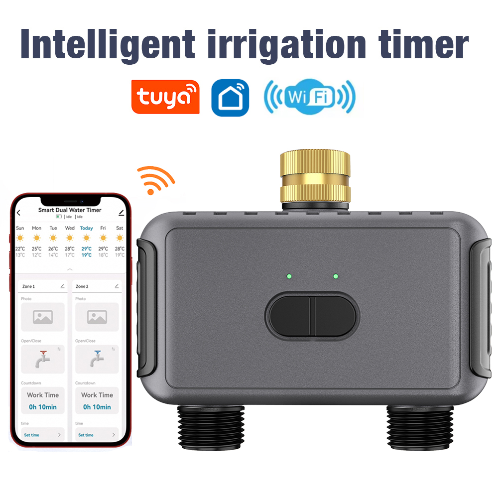 Smart Garden Home - Wifi Automatic Water Timer Dual Hose