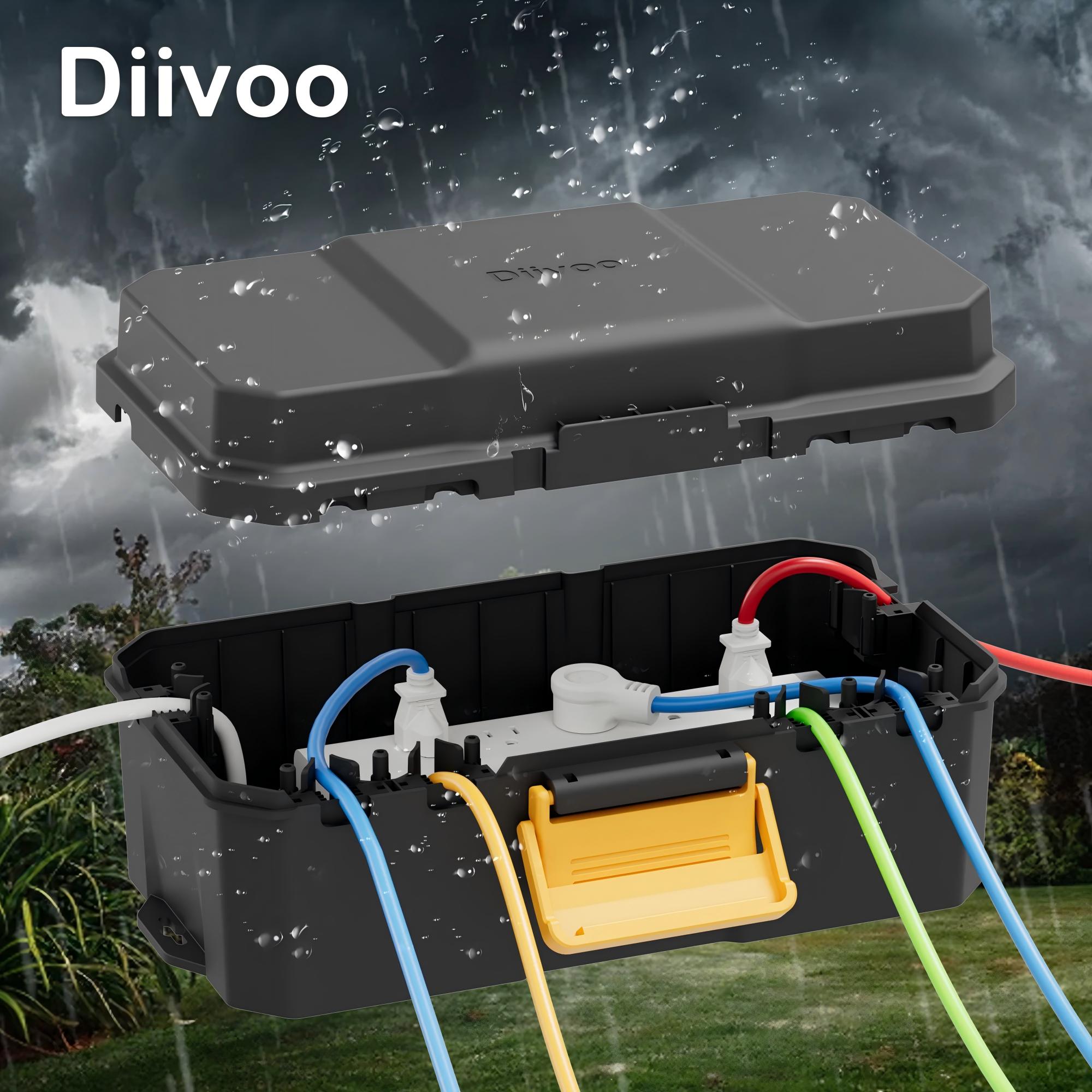 Smart Garden Furniture - Diivoo Waterproof Electrical Box Outside Cable