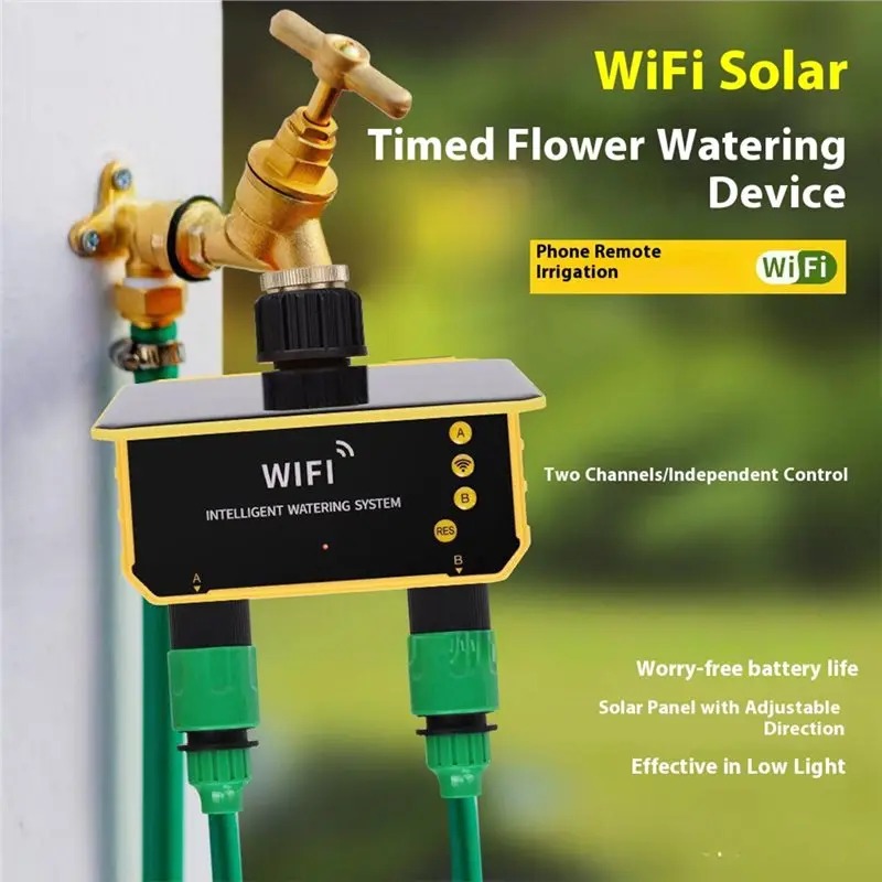 1/2 Outlets WIFI Solar Irrigat - Smart Garden Products 评论和价格