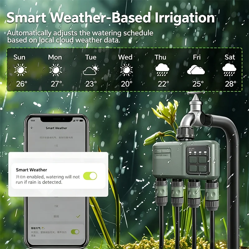 Plant Self Watering System WiF - Smart Garden Products 评论和价格