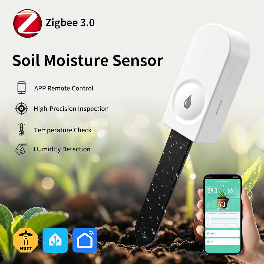 Tuya Zigbee3.0 Soil Moisture S - Smart Garden Products 评论和价格