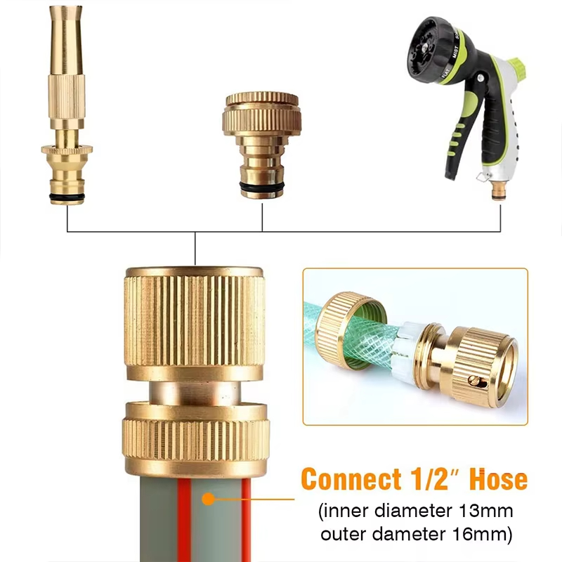 Spray Nozzle Water Gun Brass H - Smart Garden Home 评论和价格