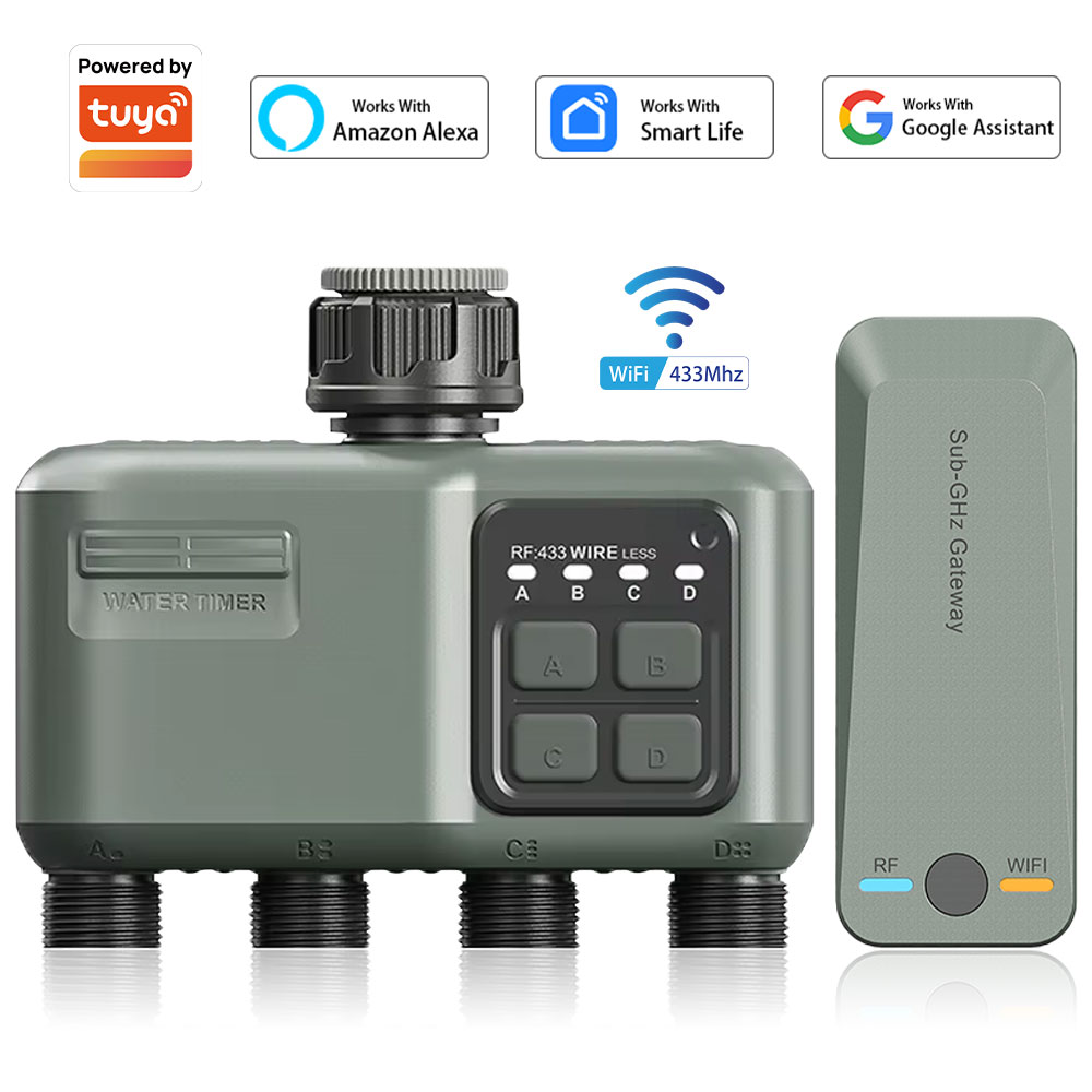 4 Outlet Programmable Water Ti - Smart Garden Home 评论和价格